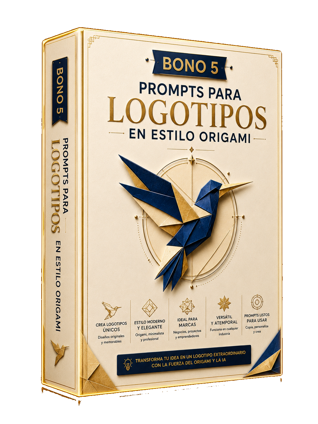 Bono 5: Prompts para Logotipos Origami
