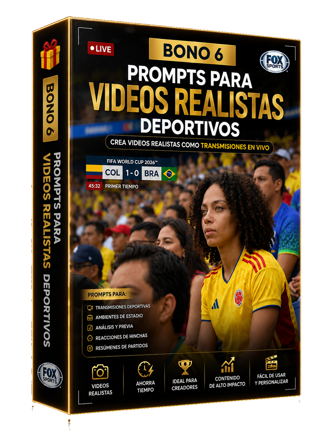 Bono 6: Prompts para Videos Realistas Deportivos