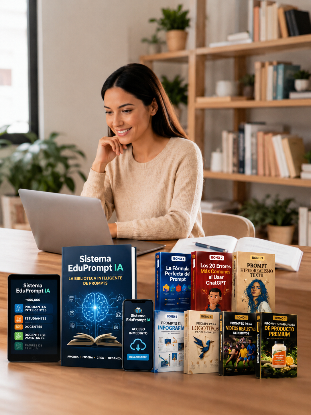 Sistema EduPrompt IA — biblioteca de prompts